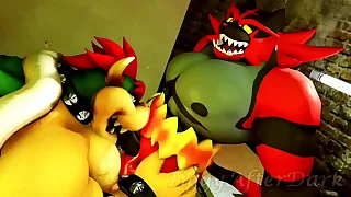 Bowser x Incineroar