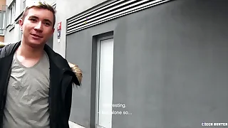 POV raw fucking a cute young guy who needs the cash - CZECH Huntswoman